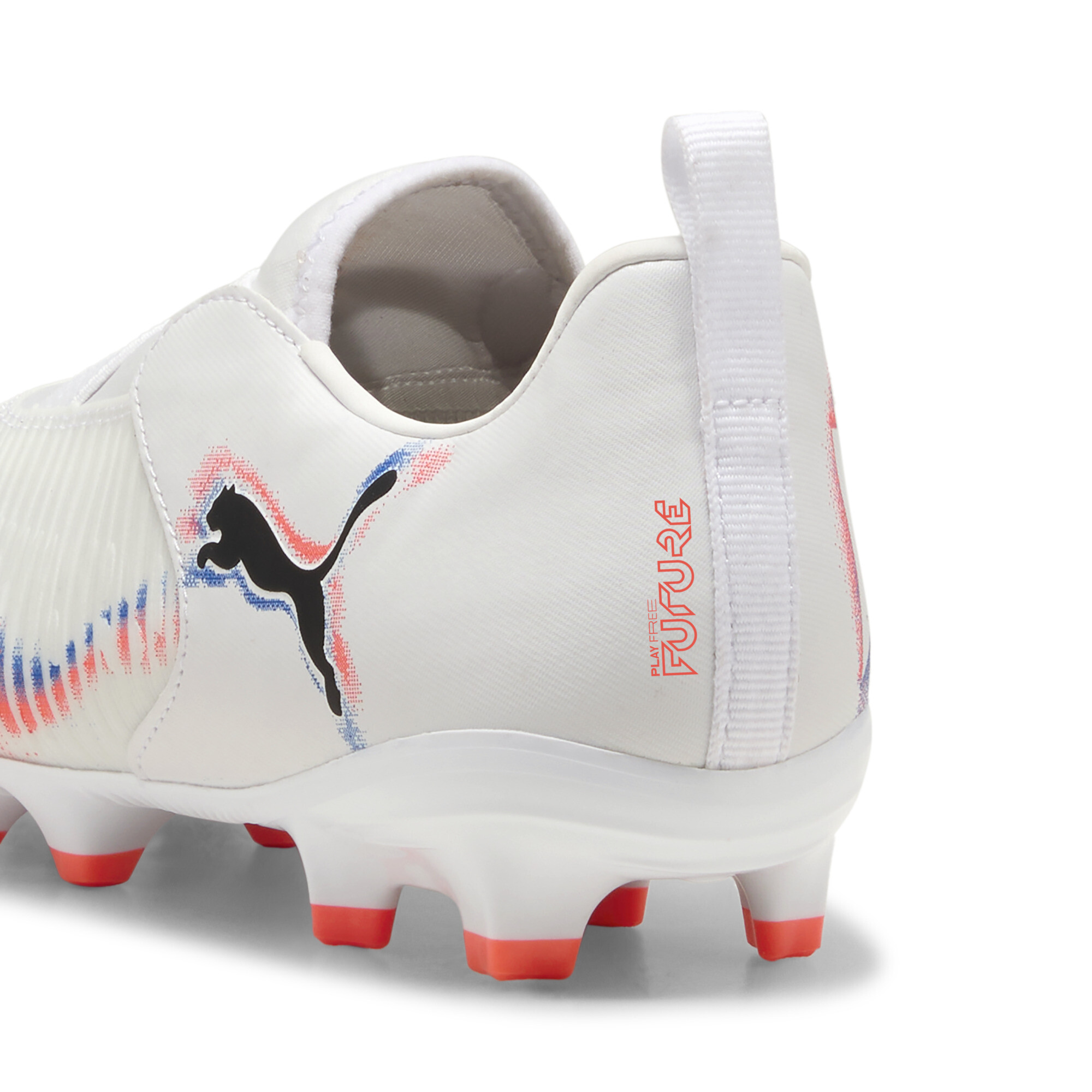 PUMA FUTURE 8 MATCH FG/AG voetbalschoenen zonder veters, Zwart/Rood/Wit, Maat 29 thumbnail 5