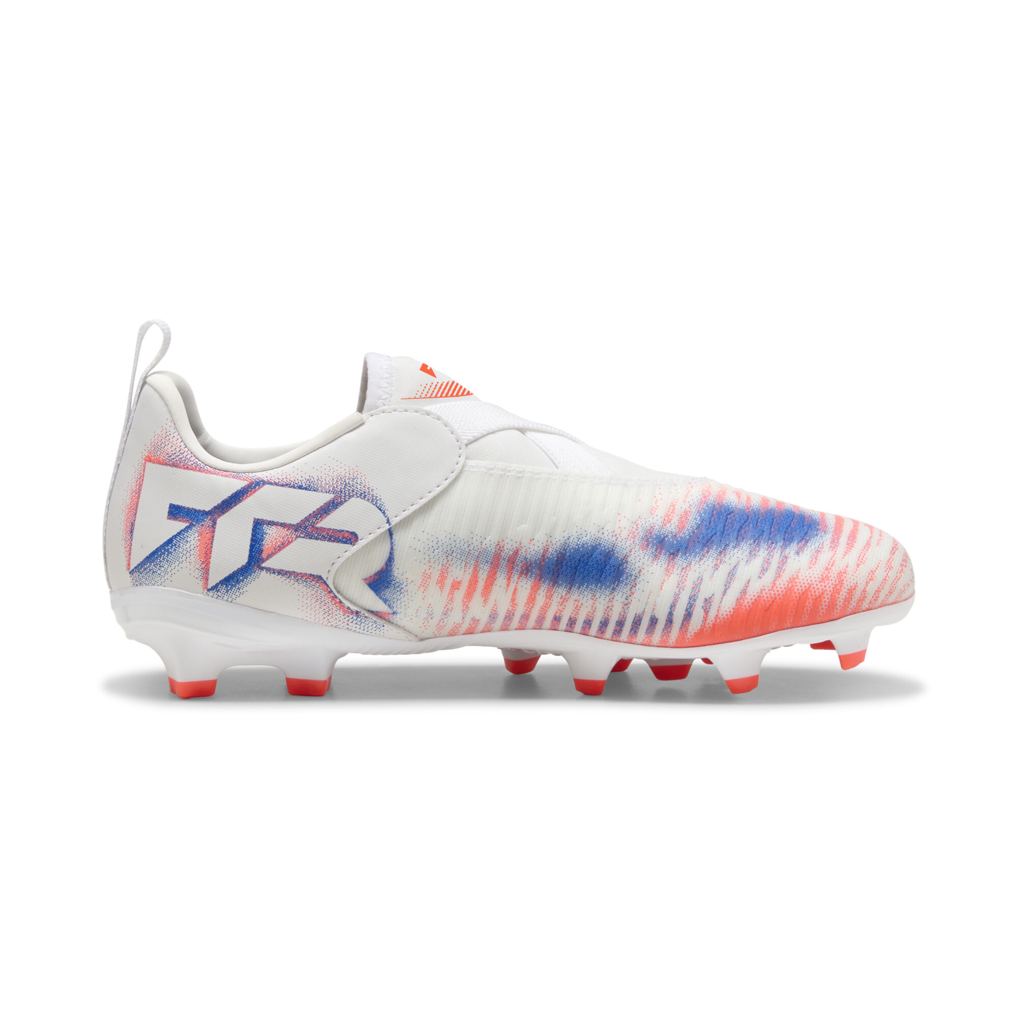 PUMA FUTURE 8 MATCH FG/AG voetbalschoenen zonder veters, Zwart/Rood/Wit, Maat 29 thumbnail 3