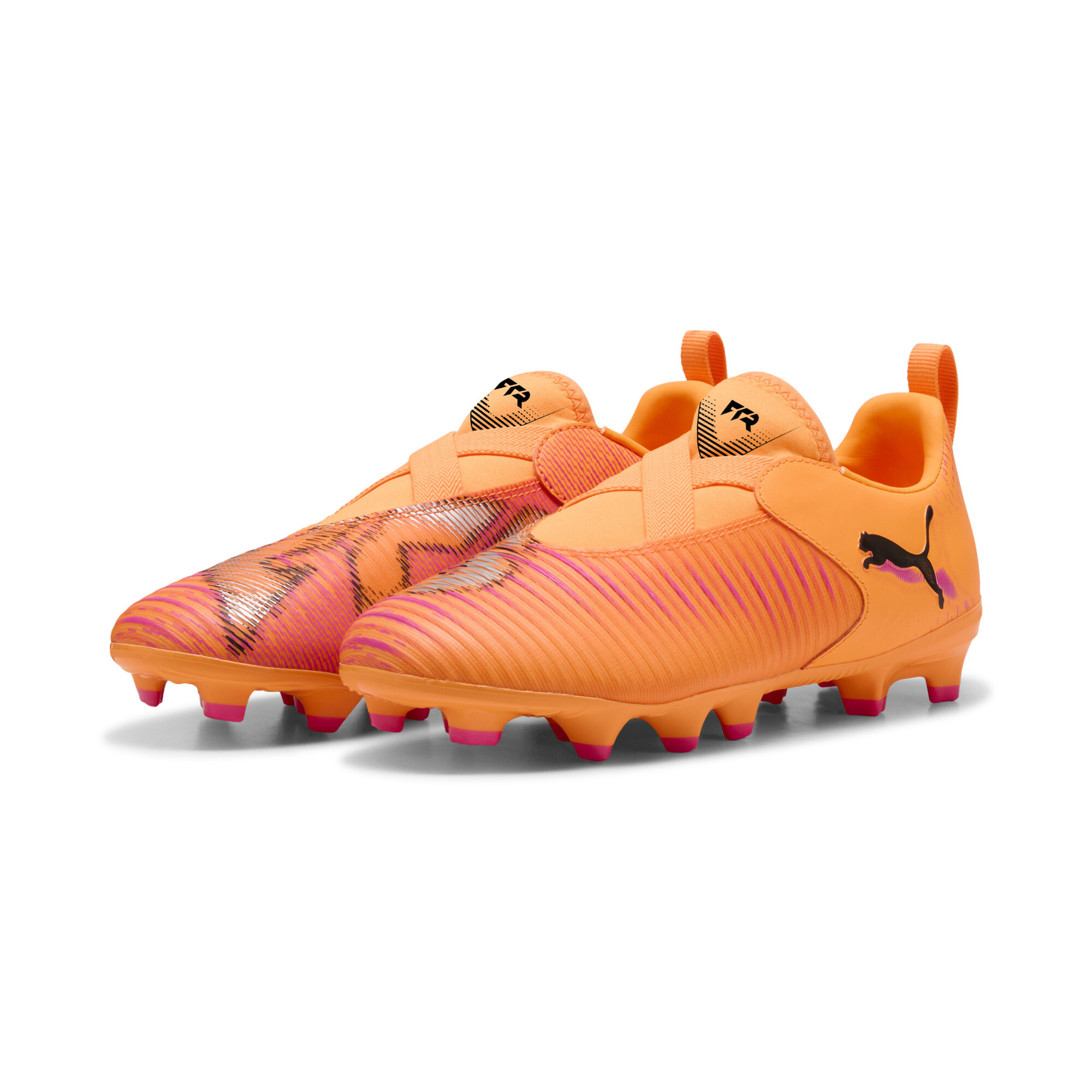 PUMA FUTURE 8 MATCH FG/AG voetbalschoenen zonder veters, Zwart, Maat 37 thumbnail 6