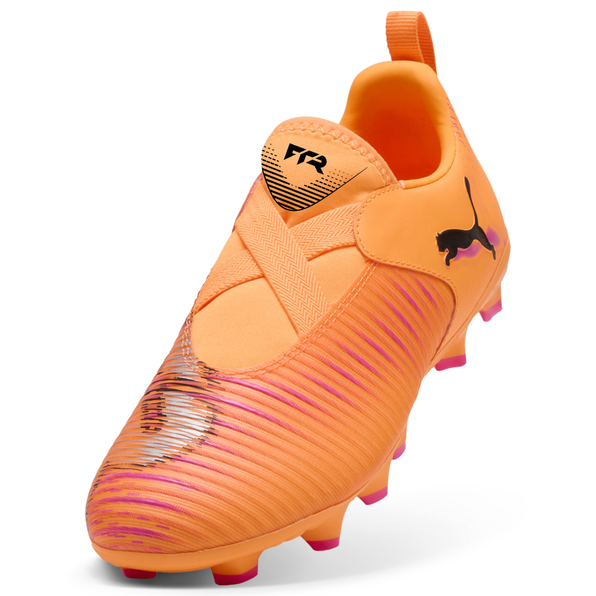 PUMA FUTURE 8 MATCH FG/AG voetbalschoenen zonder veters, Zwart, Maat 37 thumbnail 2