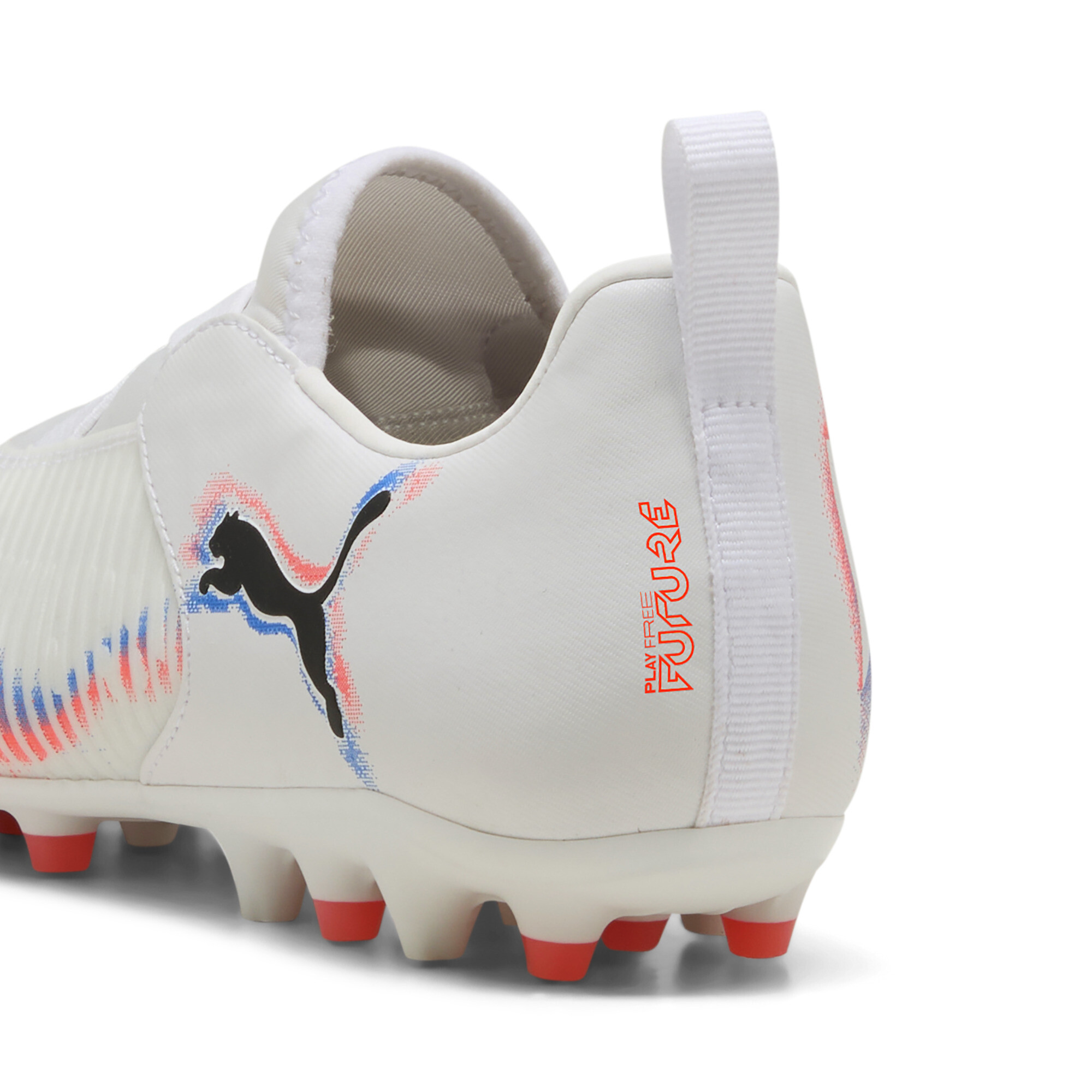PUMA FUTURE 8 MATCH MG voetbalschoenen zonder veters, Zwart/Rood/Wit, Maat 38 thumbnail 5