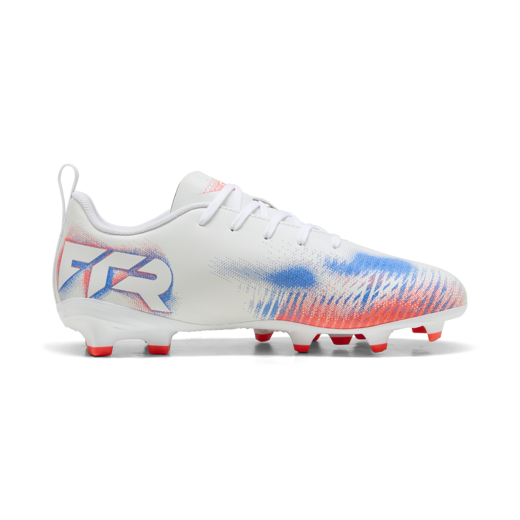 PUMA FUTURE 8 PLAY FG/AG voetbalschoenen, Zwart/Rood/Wit, Maat 34 thumbnail 3