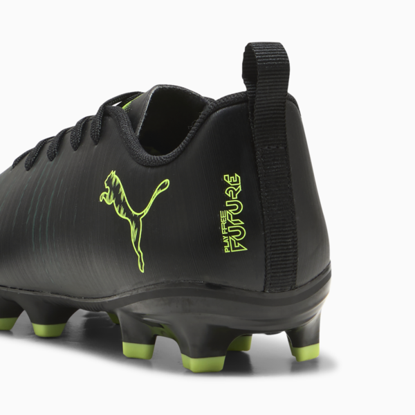 FUTURE 8 PLAY FG/AG Football Boots Youth, PUMA Black-Fizzy Light-Green Terrain, large-ZAF