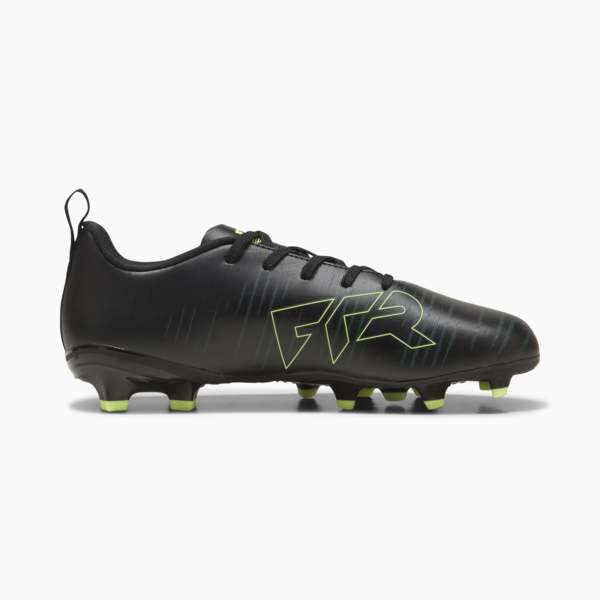 FUTURE 8 PLAY FG/AG Football Boots Youth, PUMA Black-Fizzy Light-Green Terrain, large-ZAF