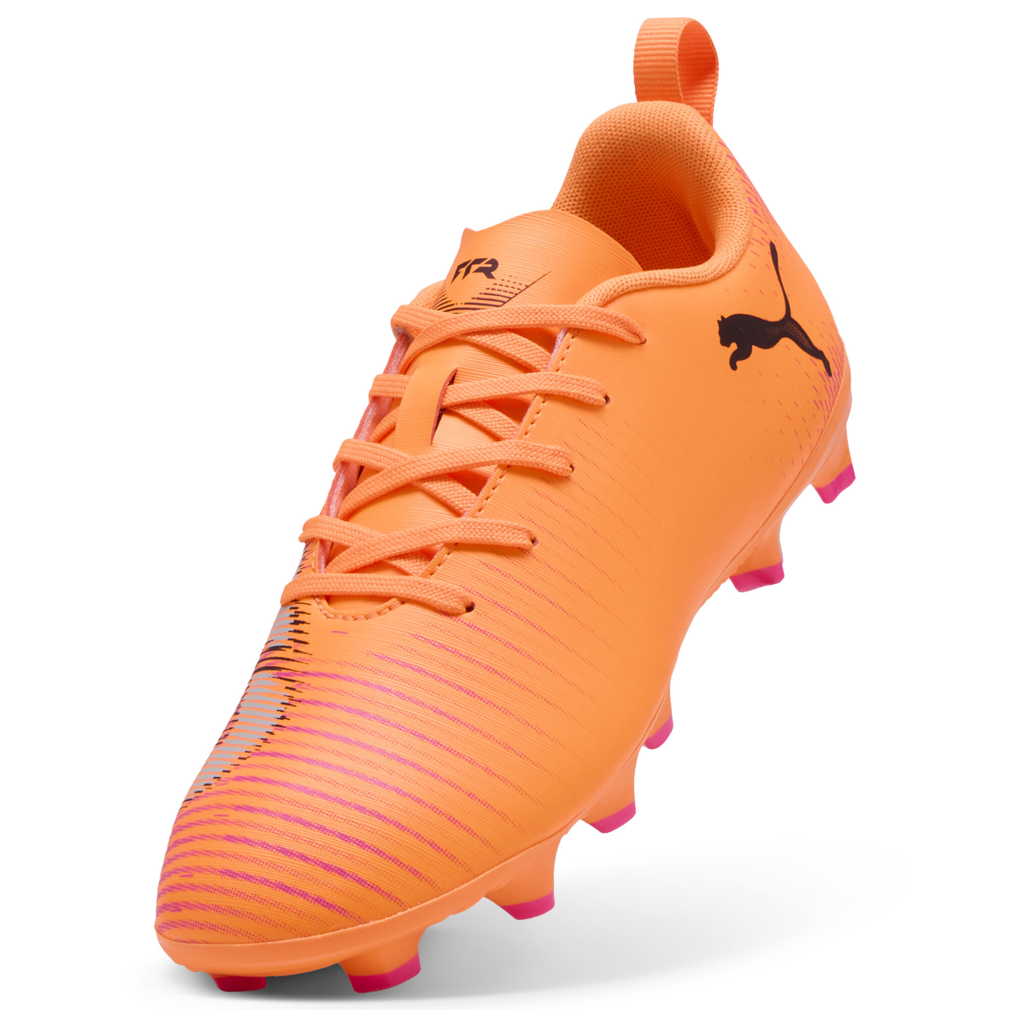 PUMA FUTURE 8 PLAY FG/AG voetbalschoenen, Zwart, Maat 31 thumbnail 2