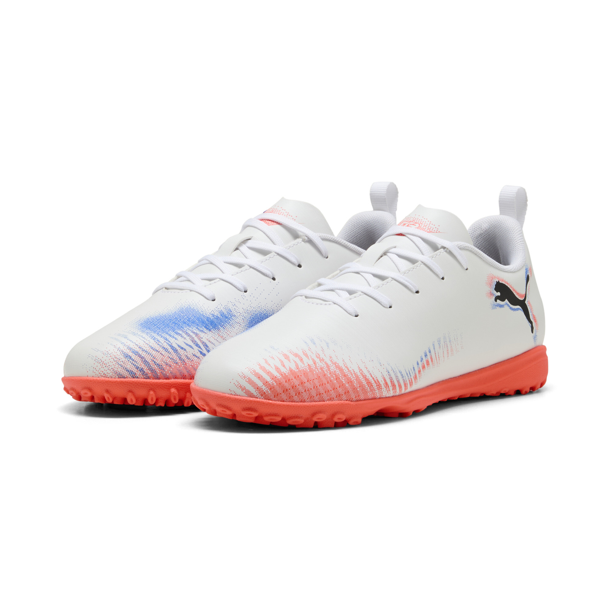PUMA FUTURE 8 PLAY TT voetbalschoenen, Zwart/Rood/Wit, Maat 28 thumbnail 6
