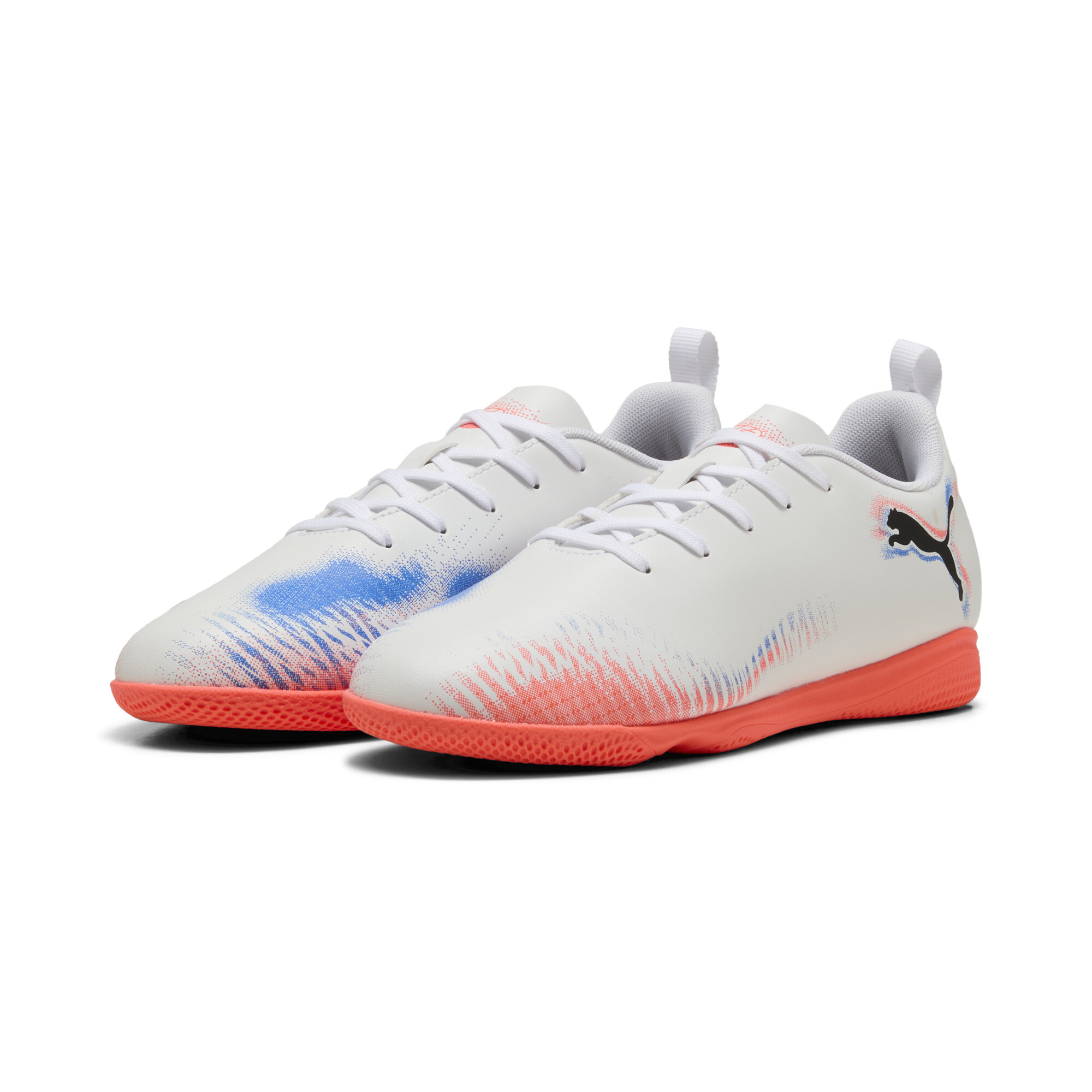 PUMA FUTURE 8 PLAY futsalschoenen, Zwart/Rood/Wit, Maat 36 thumbnail 6
