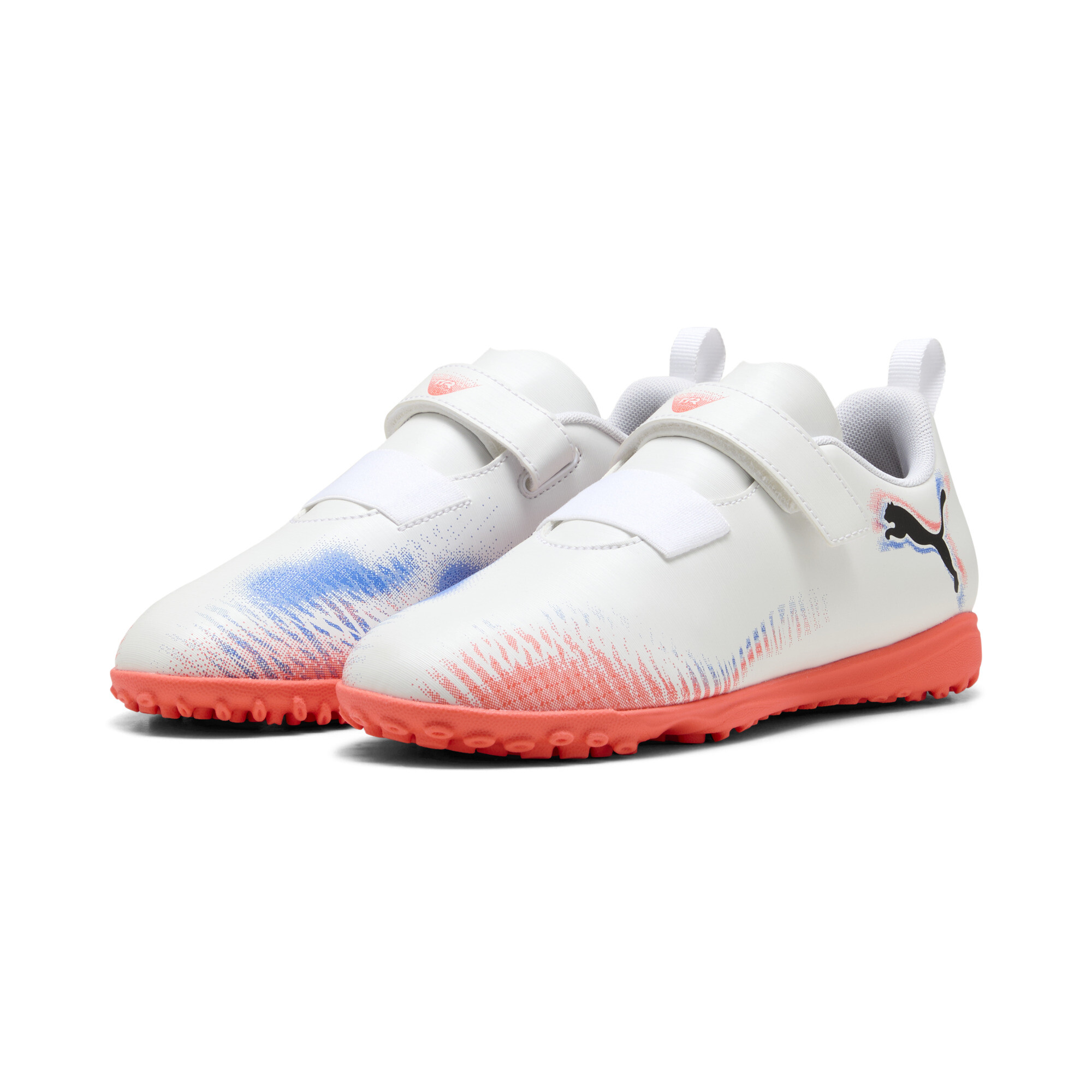 PUMA FUTURE 8 PLAY TT voetbalschoenen, Zwart/Rood/Wit, Maat 33 thumbnail 6