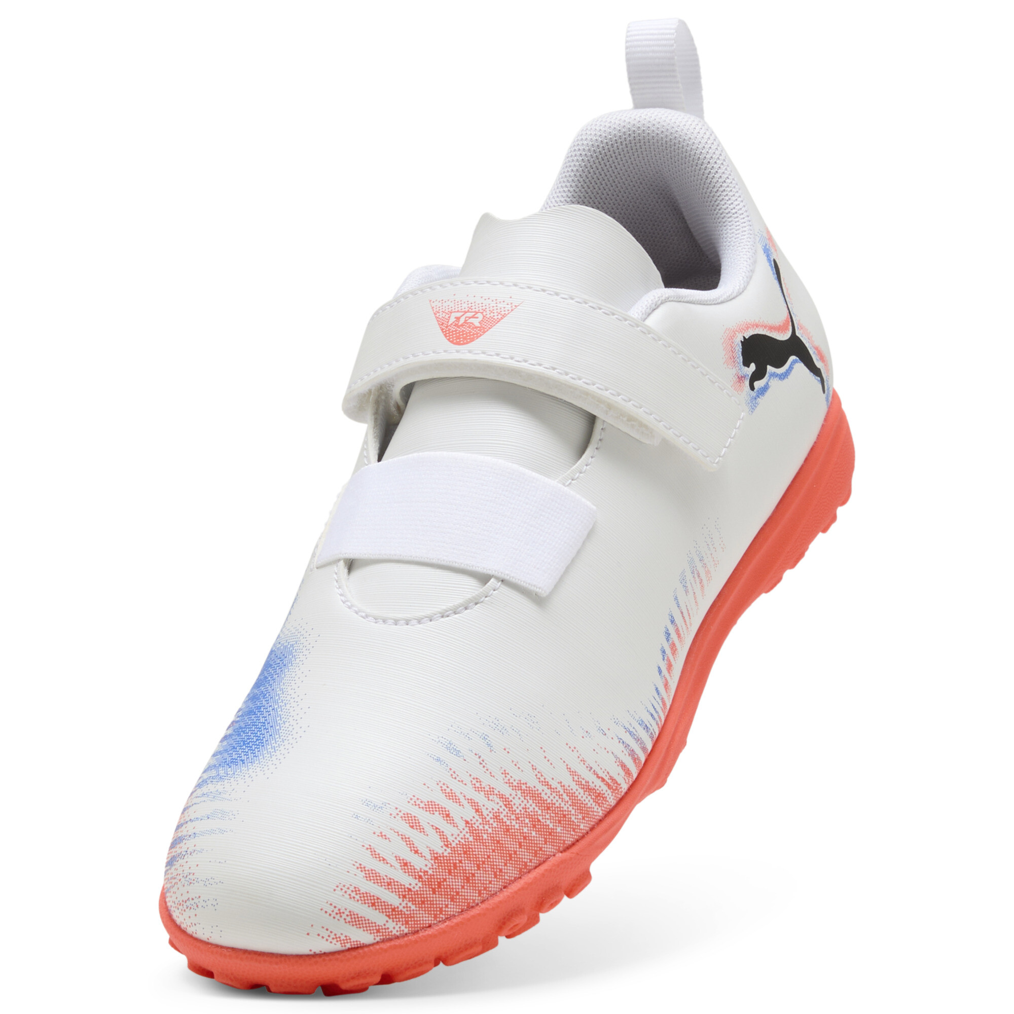 PUMA FUTURE 8 PLAY TT voetbalschoenen, Zwart/Rood/Wit, Maat 33 thumbnail 2