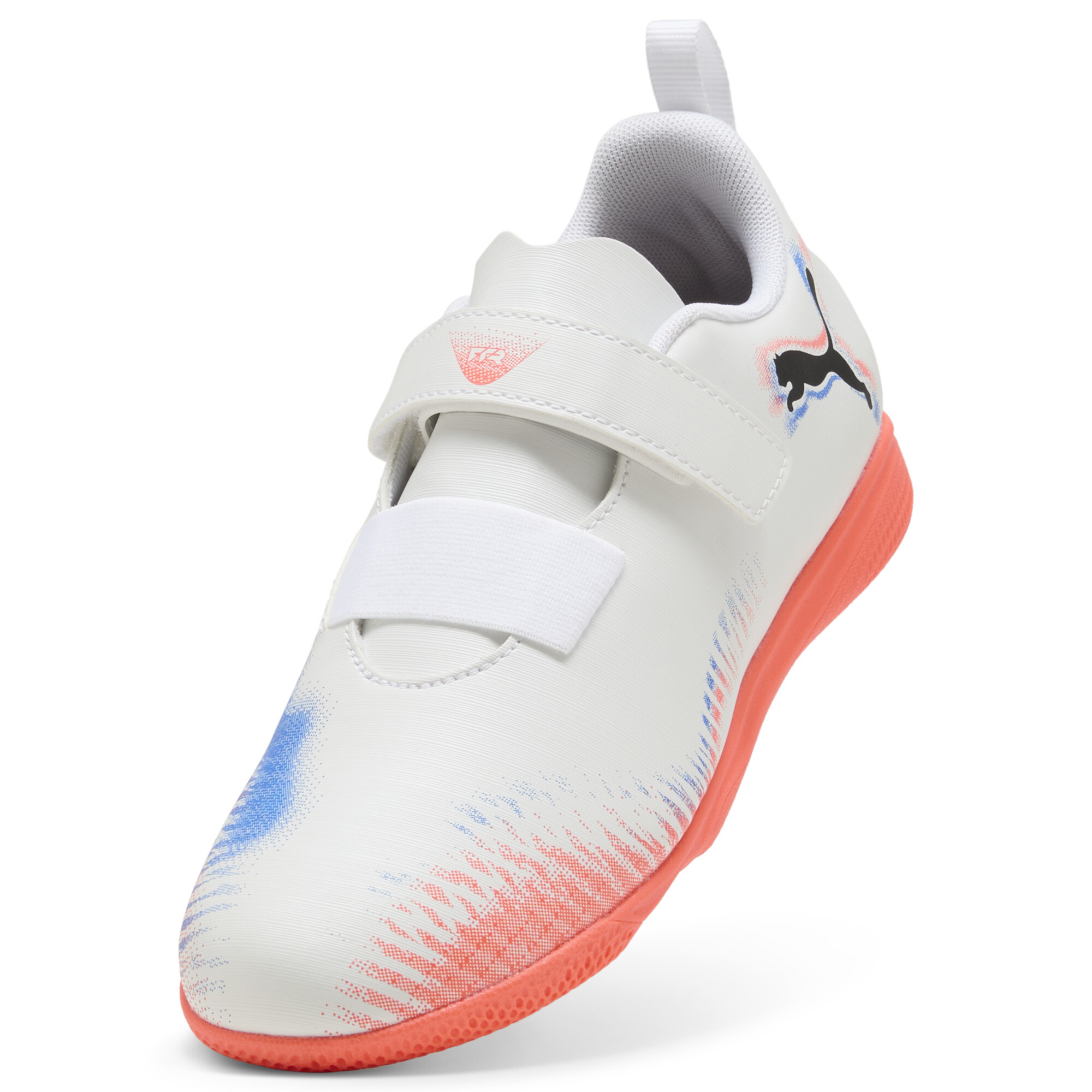 PUMA FUTURE 8 PLAY futsalschoenen, Zwart/Rood/Wit, Maat 34 thumbnail 2