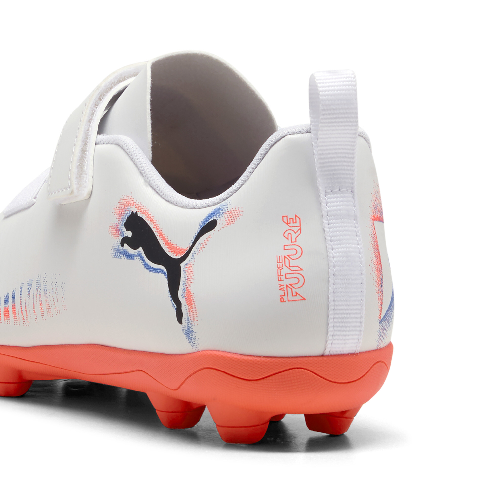 PUMA FUTURE 8 PLAY FG/AG voetbalschoenen, Zwart/Rood/Wit, Maat 29 thumbnail 5
