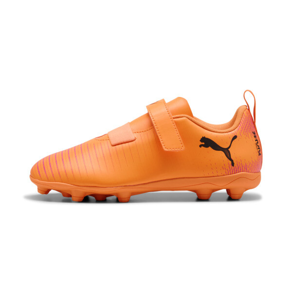 Tacos de Fútbol PUMA Future 8 Play Fg/ag para Niños en Talle 20 Heat Fire/PUMA Negro/ravish