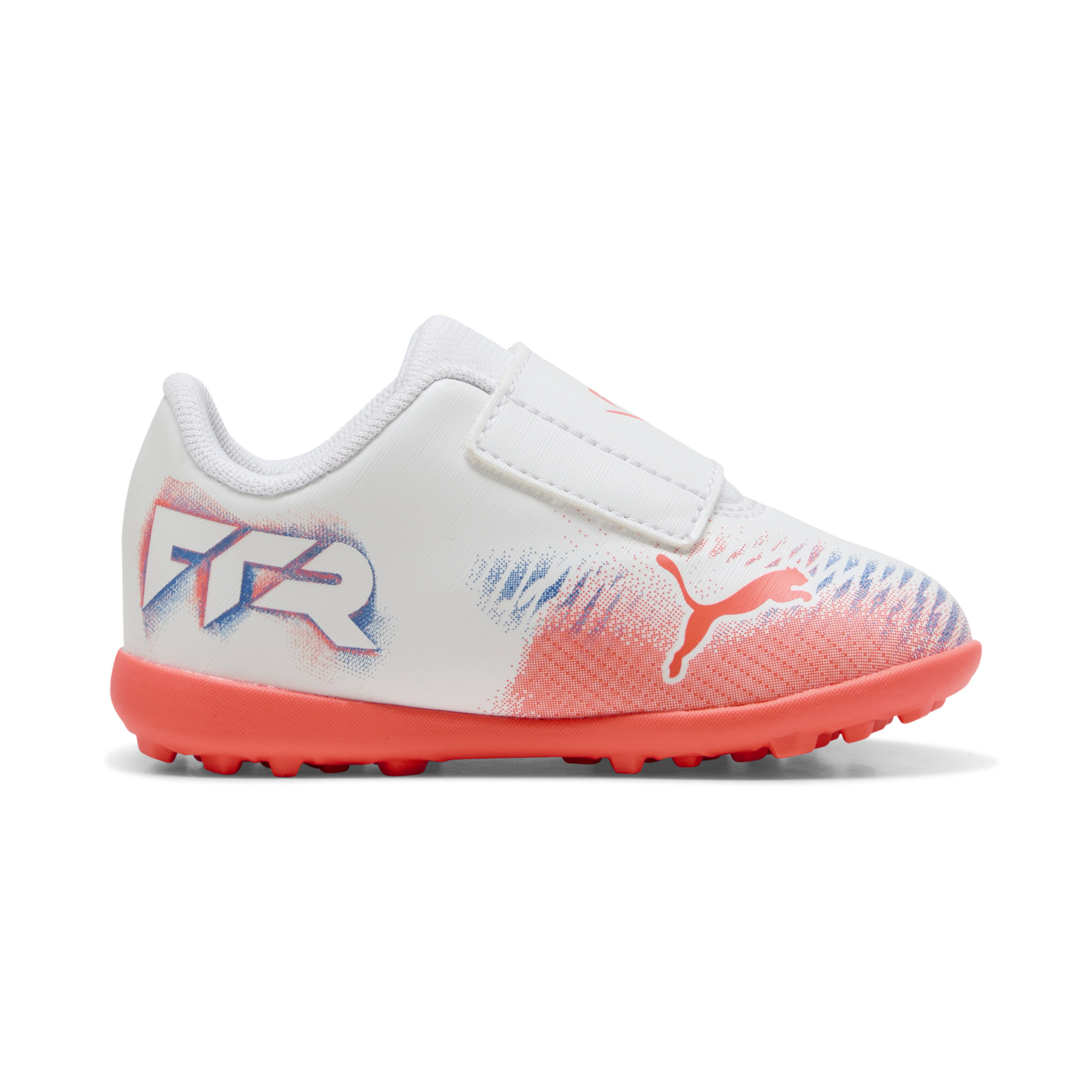 PUMA FUTURE 8 PLAY TT voetbalschoenen, Zwart/Rood/Wit, Maat 21 thumbnail 3