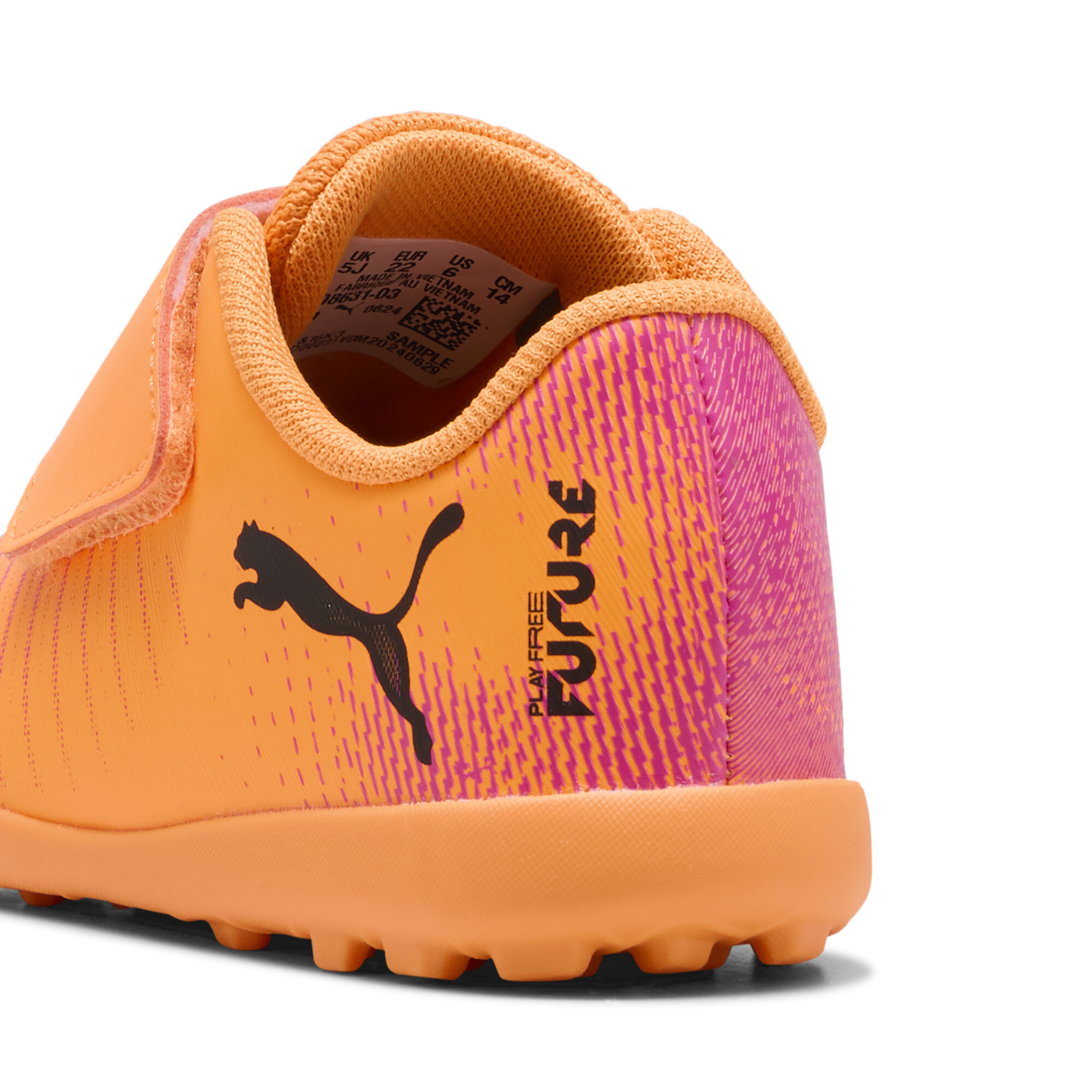 PUMA FUTURE 8 PLAY TT voetbalschoenen, Zwart, Maat 26 thumbnail 5