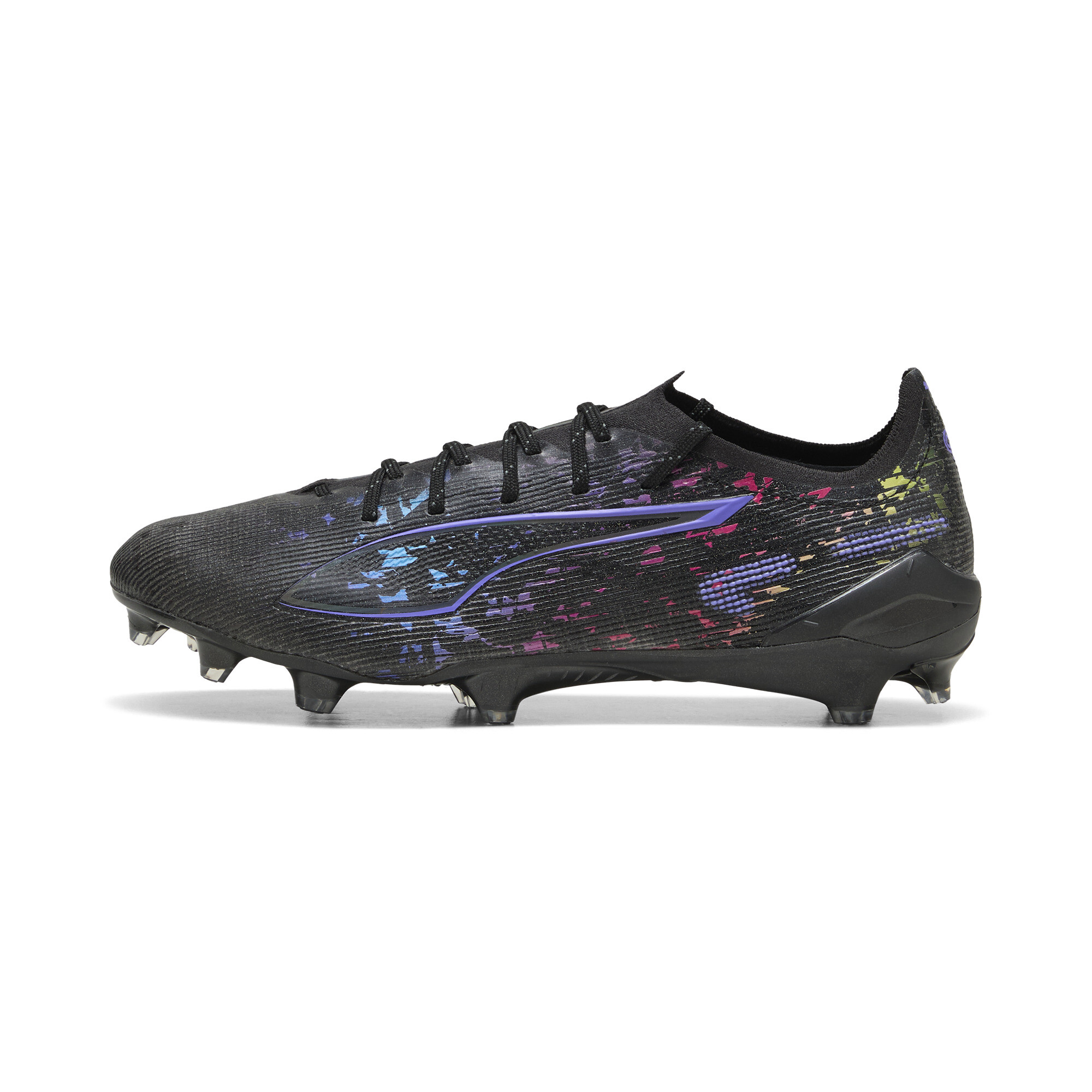 Men's Puma ULTRA 5 ULTIMATE Christian Pulisic FG Football Boots, Black, Size 42, Shoes