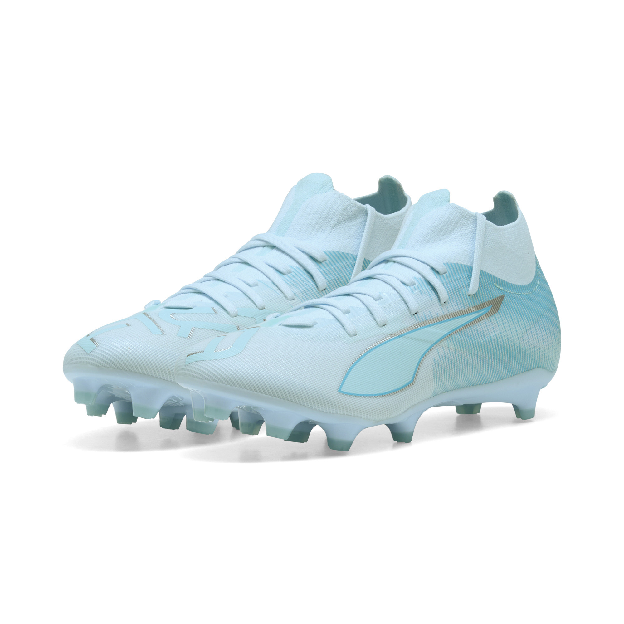 PUMA ULTRA 5 MATCH+ LIGHT UP FG/AG voetbalschoenen voor Dames, Blauw, Maat 42 thumbnail 6