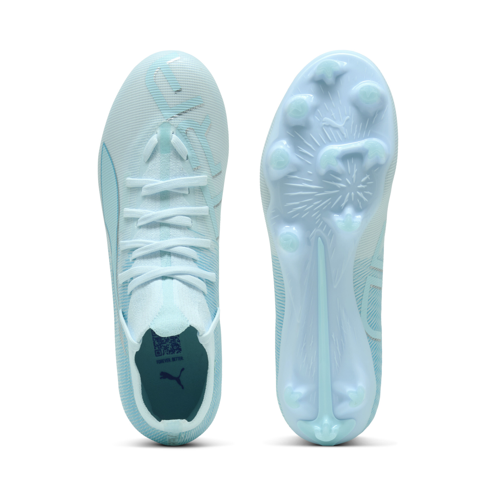 PUMA ULTRA 5 MATCH+ LIGHT UP FG/AG voetbalschoenen voor Dames, Blauw, Maat 42 thumbnail 4