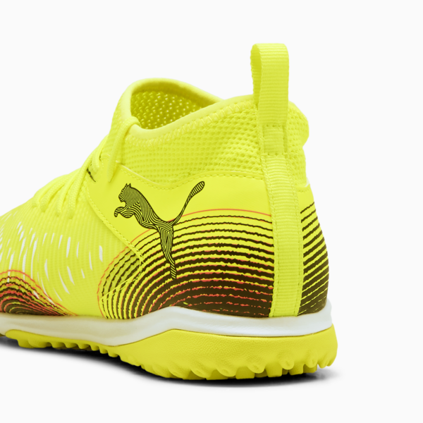 Botines de fútbol FUTURE 8 MATCH TT+ Mid juvenil, Yellow Alert-PUMA Black-Sun Struck, large-ARG