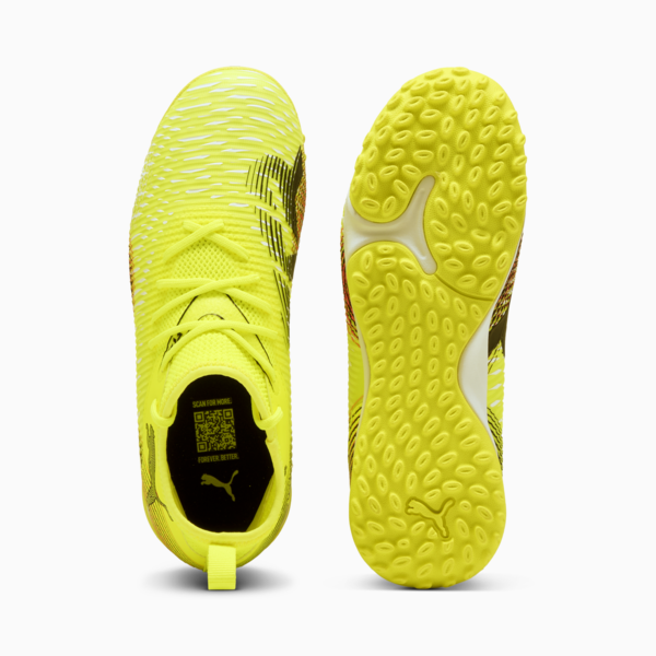 Botines de fútbol FUTURE 8 MATCH TT+ Mid juvenil, Yellow Alert-PUMA Black-Sun Struck, large-ARG