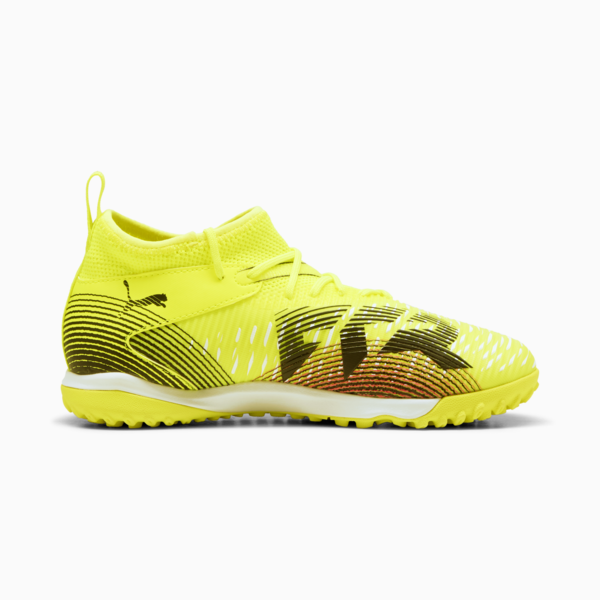 Botines de fútbol FUTURE 8 MATCH TT+ Mid juvenil, Yellow Alert-PUMA Black-Sun Struck, large-ARG