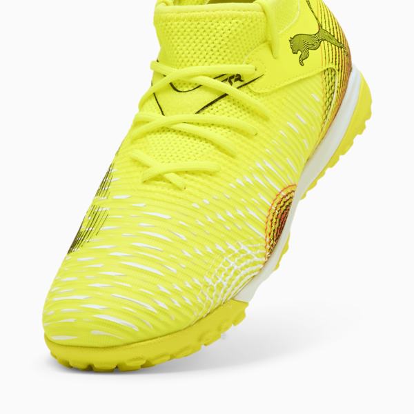 Botines de fútbol FUTURE 8 MATCH TT+ Mid juvenil, Yellow Alert-PUMA Black-Sun Struck, large-ARG