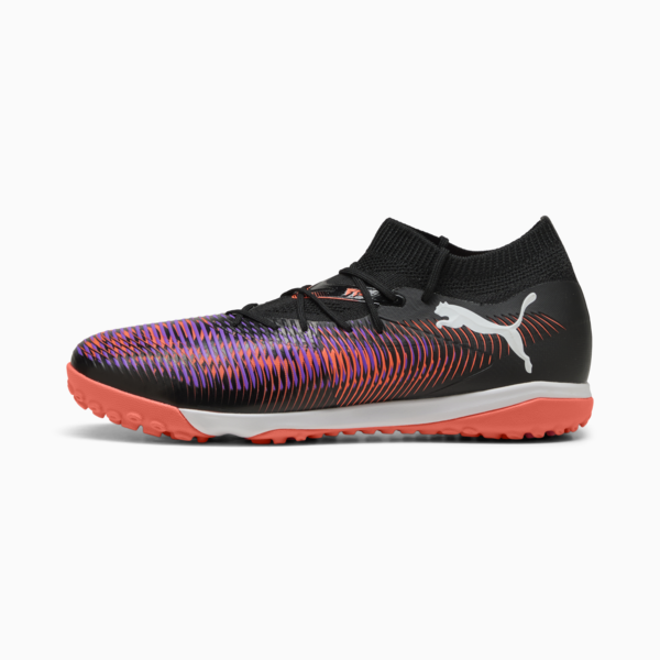 Botines de fútbol FUTURE 8 MATCH TT, PUMA Black-PUMA White-Glowing Red, large-ARG