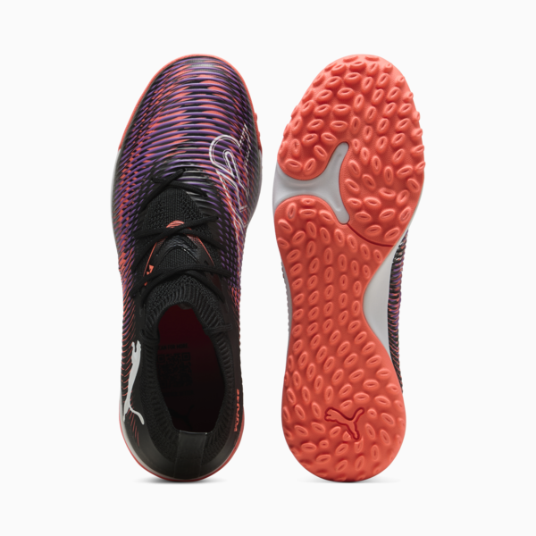 Botines de fútbol FUTURE 8 MATCH TT, PUMA Black-PUMA White-Glowing Red, large-ARG