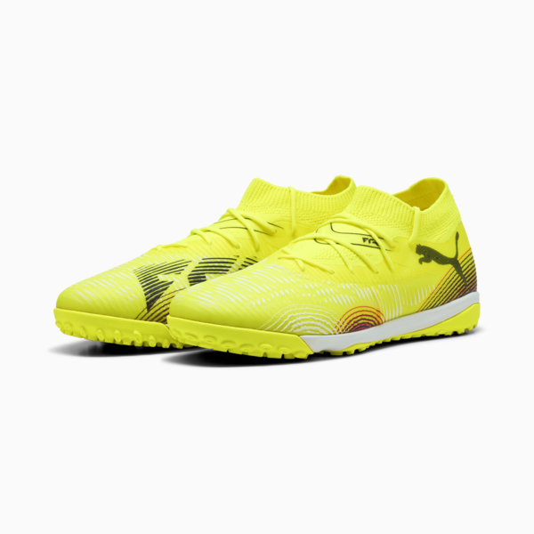 Botines de fútbol FUTURE 8 MATCH TT, Yellow Alert-PUMA Black-Sun Struck, large-ARG