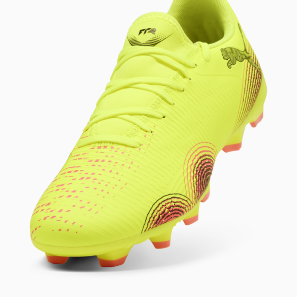 Botines de fútbol FUTURE 8 PLAY FG/AG, Yellow Alert-PUMA Black-Sun Struck, large-ARG