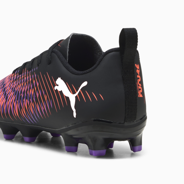 Botines de fútbol FUTURE 8 PLAY FG/AG juvenil, PUMA Black-PUMA White-Glowing Red, large-ARG