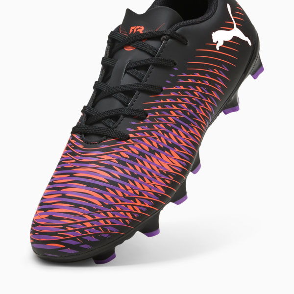 Botines de fútbol FUTURE 8 PLAY FG/AG juvenil, PUMA Black-PUMA White-Glowing Red, large-ARG