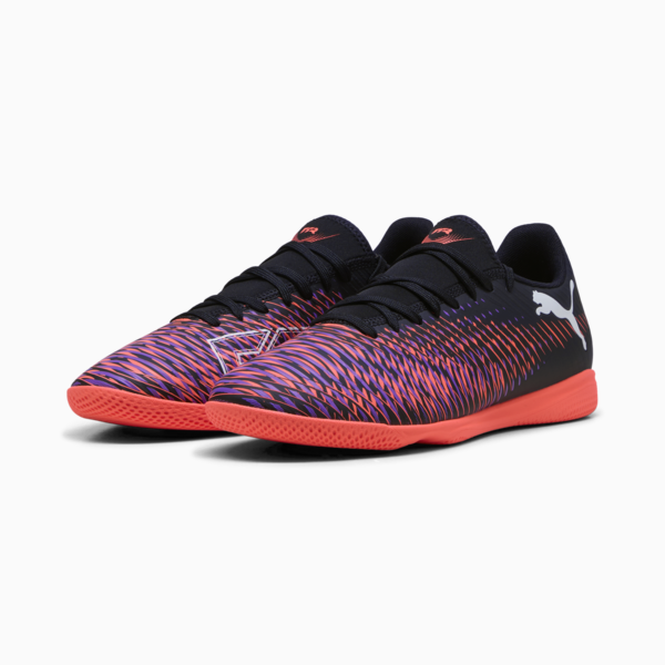 Botines de futsal FUTURE 8 PLAY IT, PUMA Black-PUMA White-Glowing Red, large-ARG