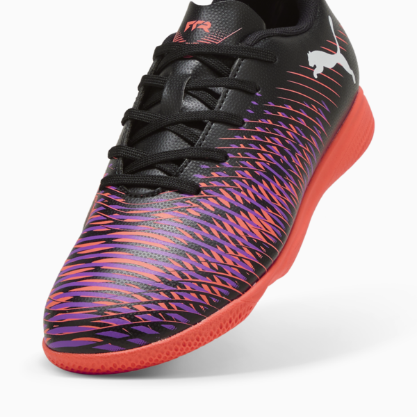 Botines de futsal FUTURE 8 PLAY IT juvenil, PUMA Black-PUMA White-Glowing Red, large-ARG