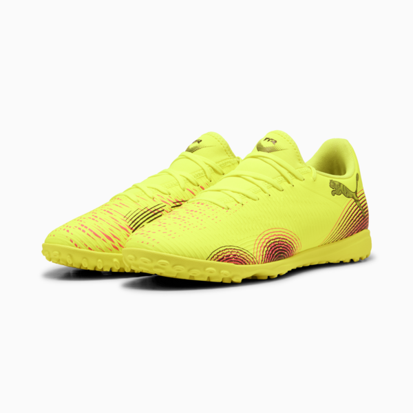 Botines de fútbol FUTURE 8 PLAY TT, Yellow Alert-PUMA Black-Sun Struck, large-ARG