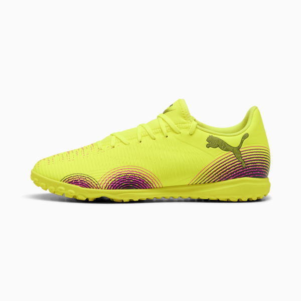 Botines de fútbol FUTURE 8 PLAY TT, Yellow Alert-PUMA Black-Sun Struck, large-ARG