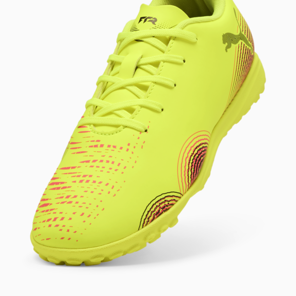 Botines de fútbol FUTURE 8 PLAY TT juvenil, Yellow Alert-PUMA Black-Sun Struck, large-ARG