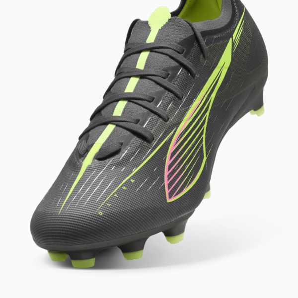 Botines de fútbol ULTRA 5 MATCH FG/AG, Matte Aged Silver-Yellow Alert-Puma Aged Silver, large-ARG
