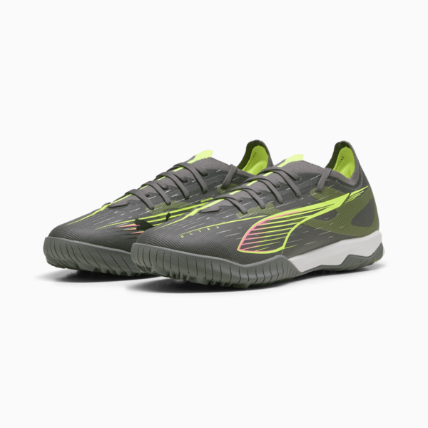 Botines de fútbol ULTRA 5 MATCH TT, Matte Aged Silver-Yellow Alert-Puma Aged Silver, large-ARG