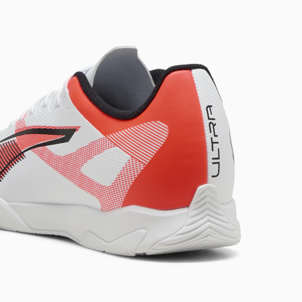 Botines de futsal ULTRA 5 PLAY IT, PUMA White-PUMA Black-Glowing Red, large-ARG