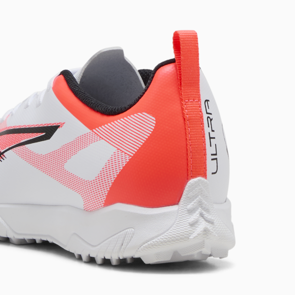 Botines de fútbol ULTRA 5 PLAY TT juvenil, PUMA White-PUMA Black-Glowing Red, large-ARG