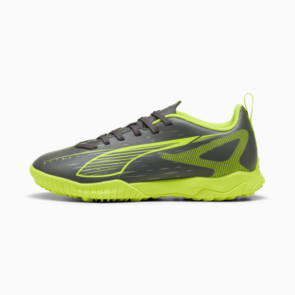 Botines de fútbol ULTRA 5 PLAY TT juvenil, Matte Aged Silver-Yellow Alert-Puma Aged Silver, large-ARG
