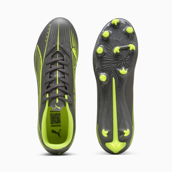 Botines de fútbol ULTRA 5 PLAY FG/AG, Matte Aged Silver-Yellow Alert-Puma Aged Silver, large-ARG