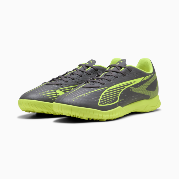 Botines de fútbol ULTRA 5 PLAY TT, Matte Aged Silver-Yellow Alert-Puma Aged Silver, large-ARG