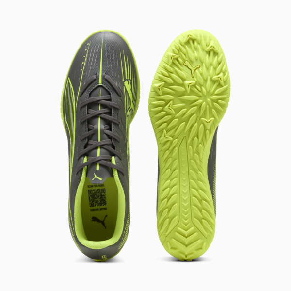 Botines de fútbol ULTRA 5 PLAY TT, Matte Aged Silver-Yellow Alert-Puma Aged Silver, large-ARG