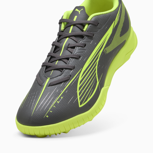 Botines de fútbol ULTRA 5 PLAY TT, Matte Aged Silver-Yellow Alert-Puma Aged Silver, large-ARG