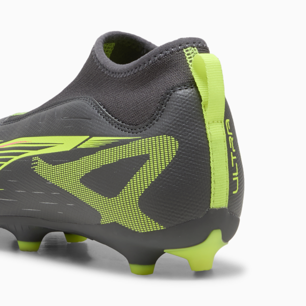 Botines de fútbol ULTRA 5 MATCH+ FG/AG juvenil, Matte Aged Silver-Yellow Alert-Puma Aged Silver, large-ARG