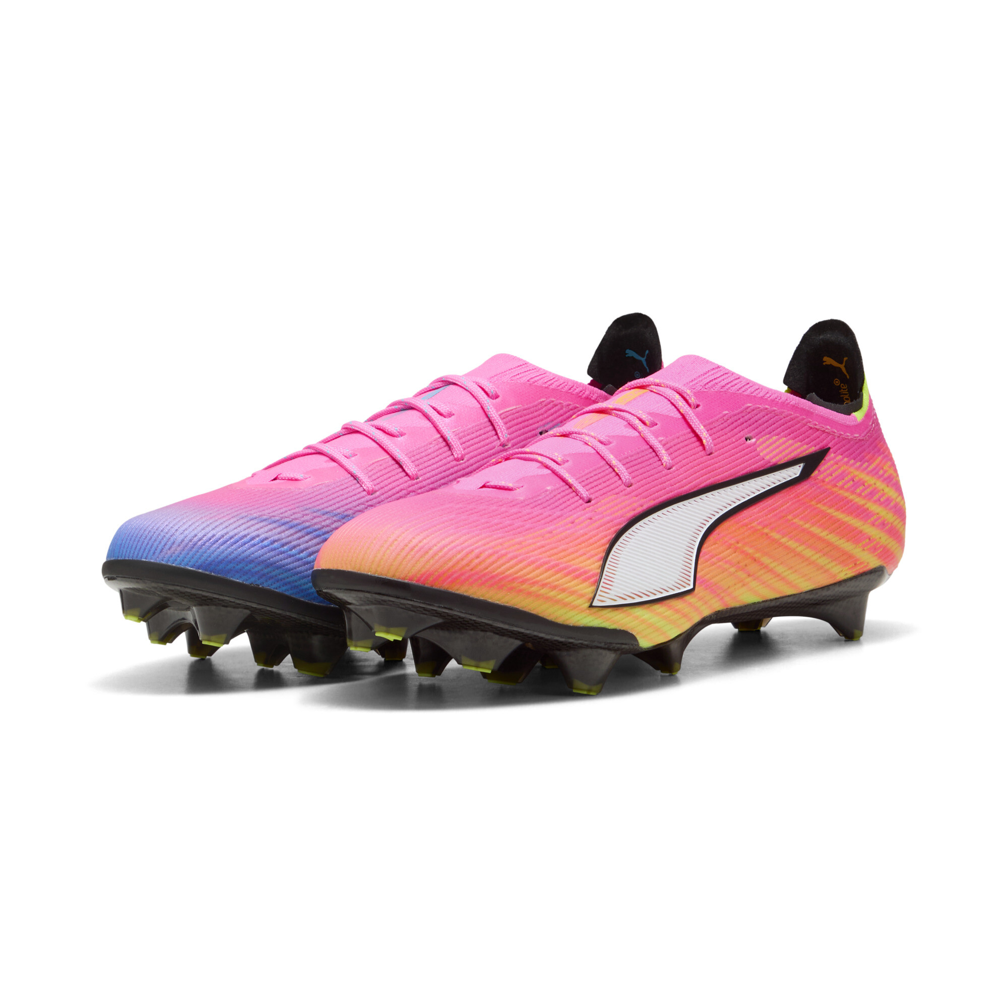 PUMA Chaussure de football ULTRA 6 FG Unisexe Chaussures Jaune - vue 3
