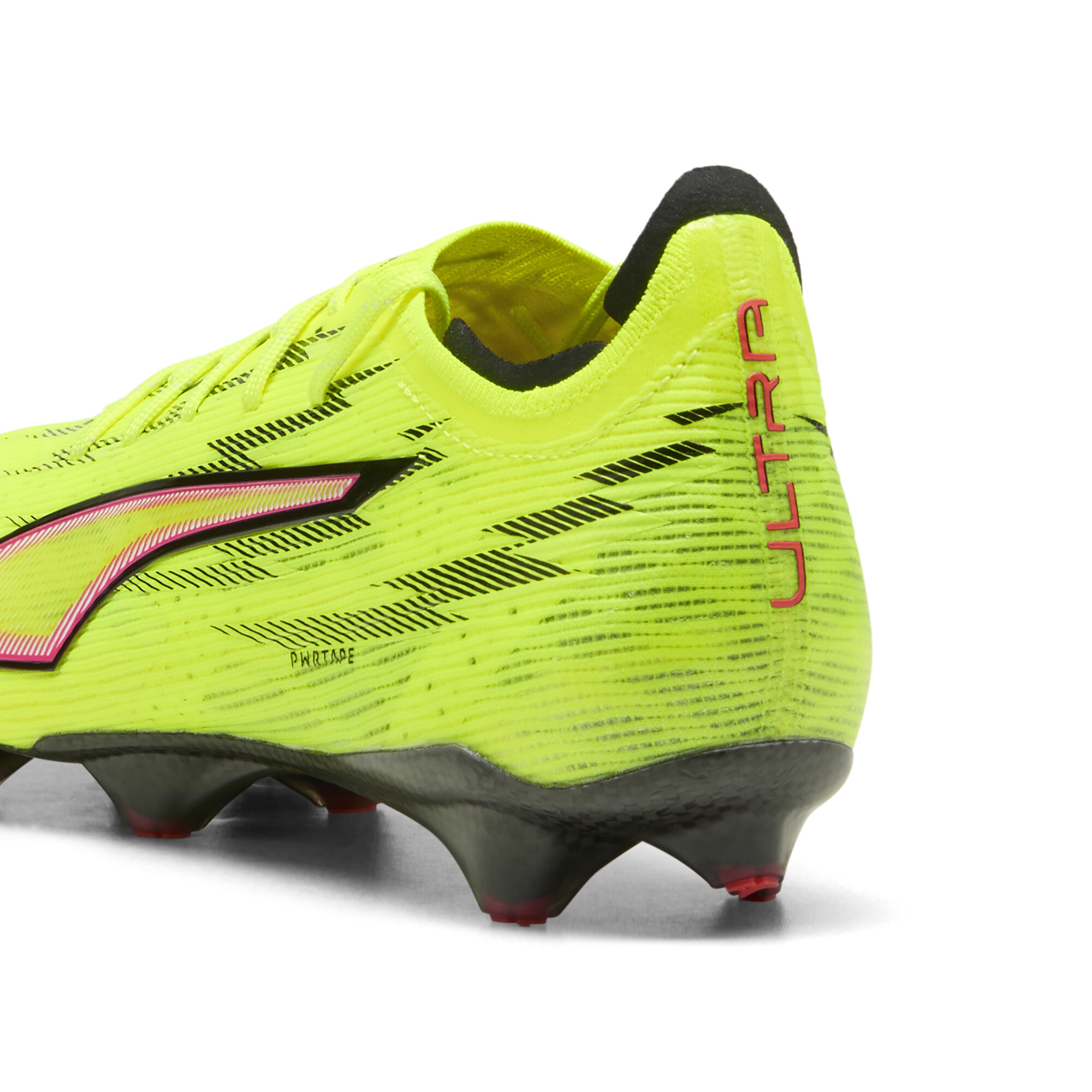 PUMA ULTRA 6 CARBON FG voetbalschoenen voor Dames, Zwart/Rood/Geel, Maat 35,5 thumbnail 5