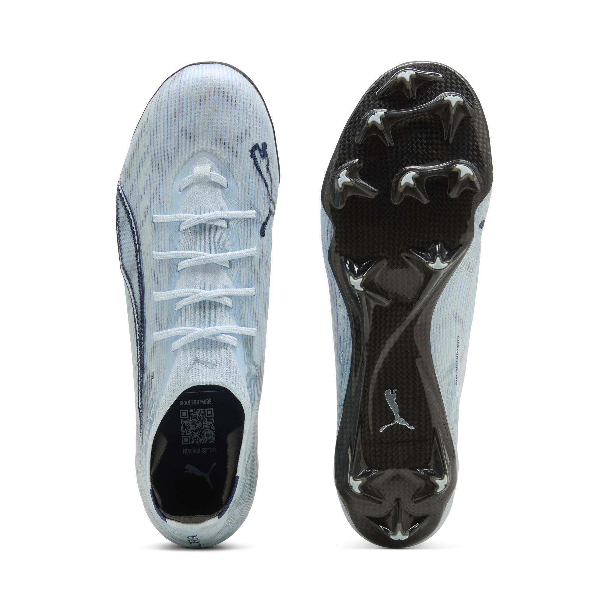 PUMA ULTRA 6 CARBON FG voetbalschoenen voor Dames, Blauw/Wit, Maat 38 thumbnail 4