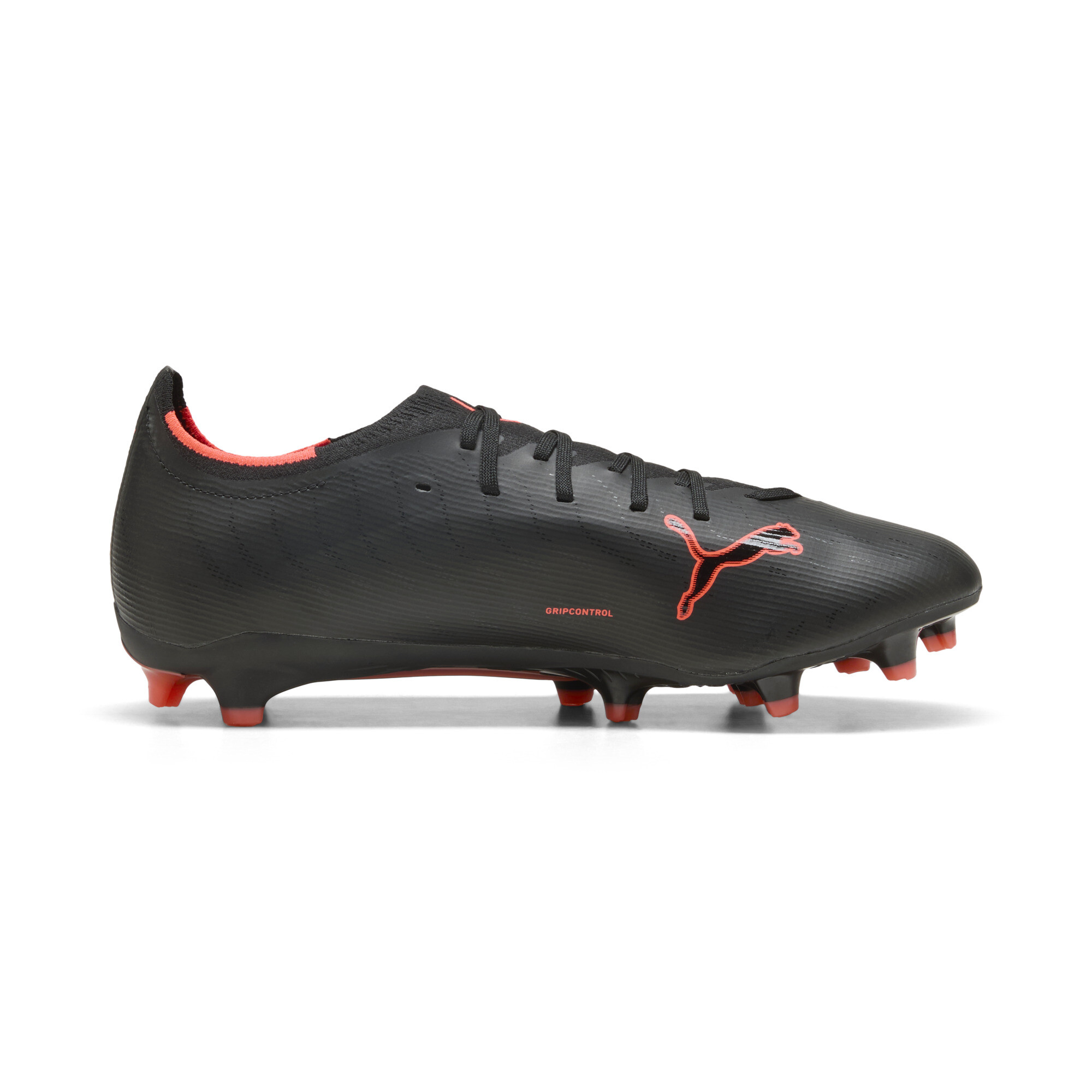 PUMA ULTRA 6 MATCH FG/AG uniseks voetbalschoenen, Zwart/Rood, Maat 46,5 thumbnail 3